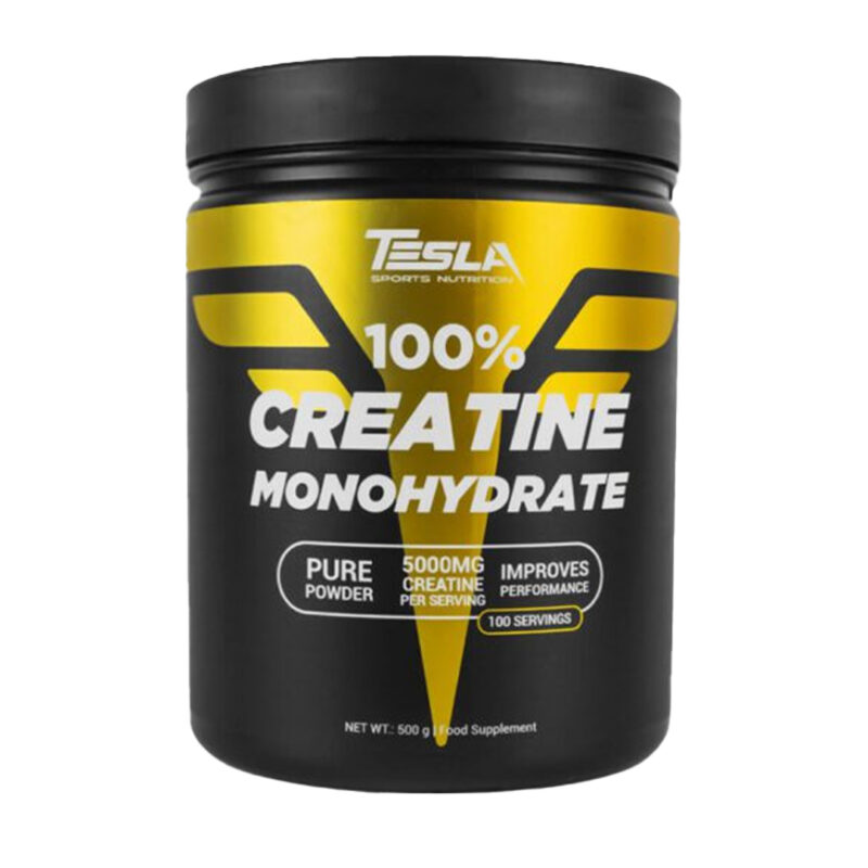 100% creatine monohydrate powder 300gr tesla nutrition (نسخة)