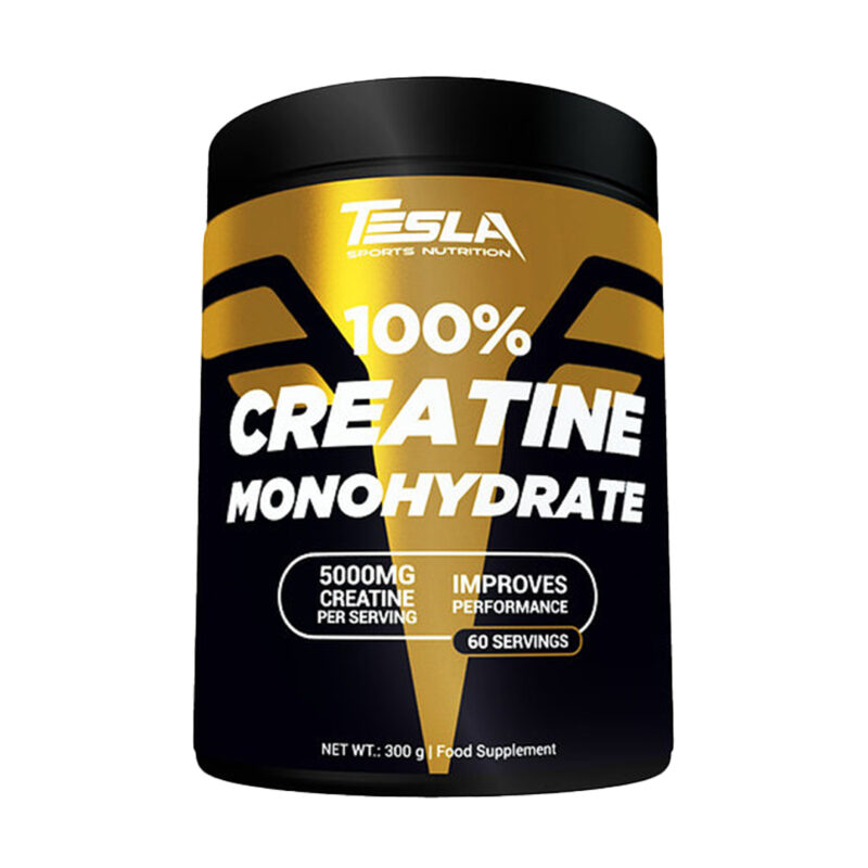 100% creatine monohydrate powder 300gr tesla nutrition